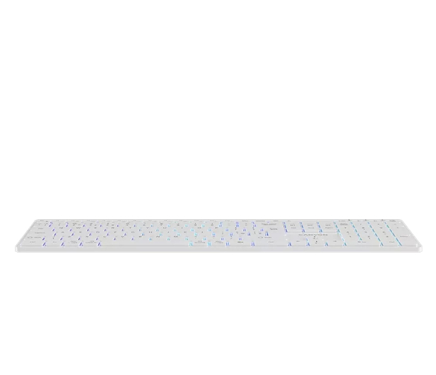 CANYON Klawiatura HKB-W11 UK/US RGB Dwa Tryby Bezprzewodowa Biała CNS-HBTK11W - 1348465 - zdjęcie 2